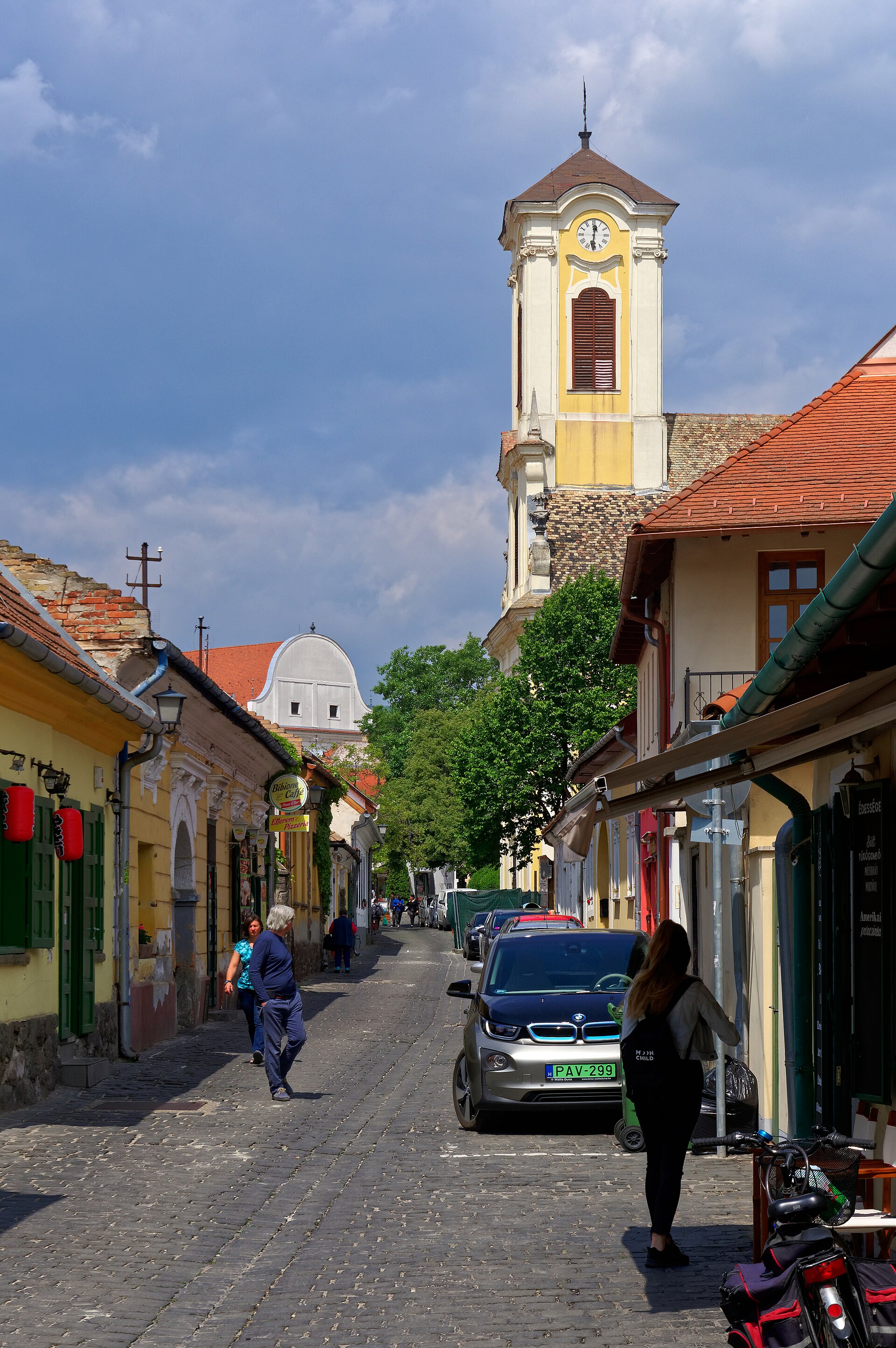 A street in Szentendre, north of Budapest