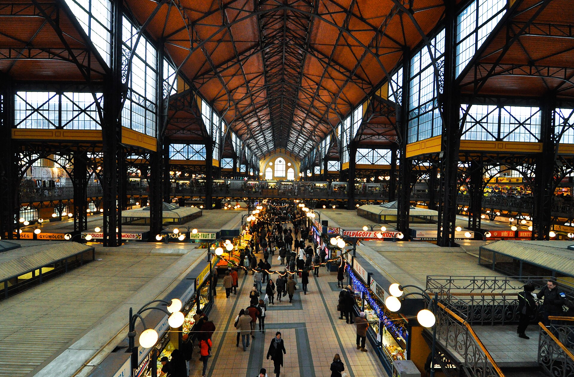 Inside the Great Market Hall
