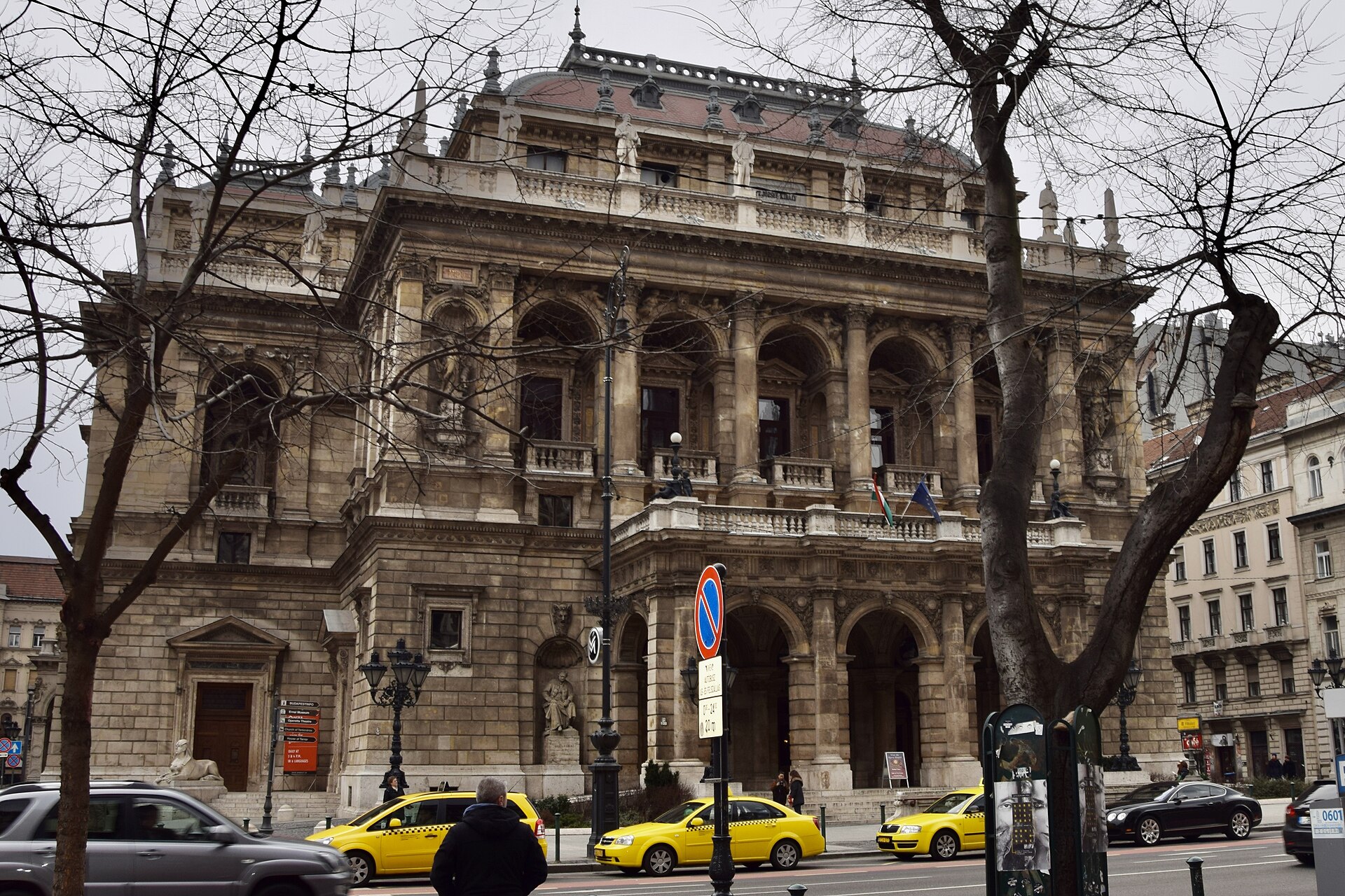 The Hungarian State Opera House on Andrassy Avenue