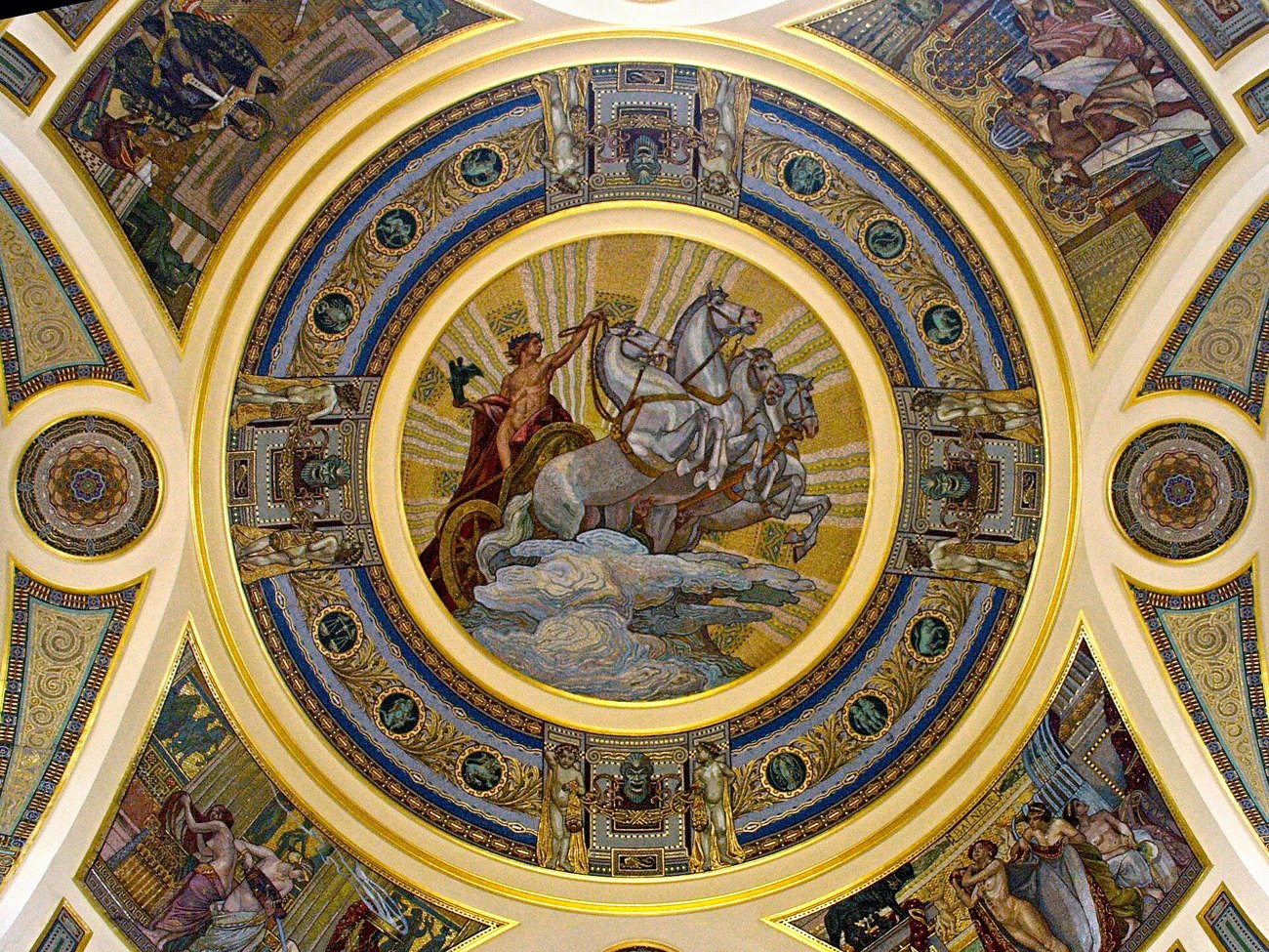 Budapest Bains Széchenyi fürdő coupole