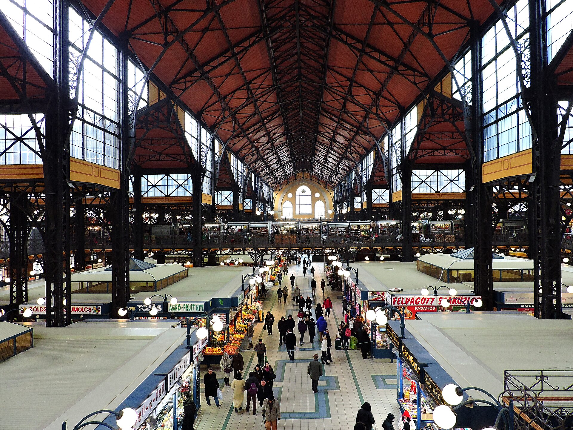 The Great Market Hall from the upper floor